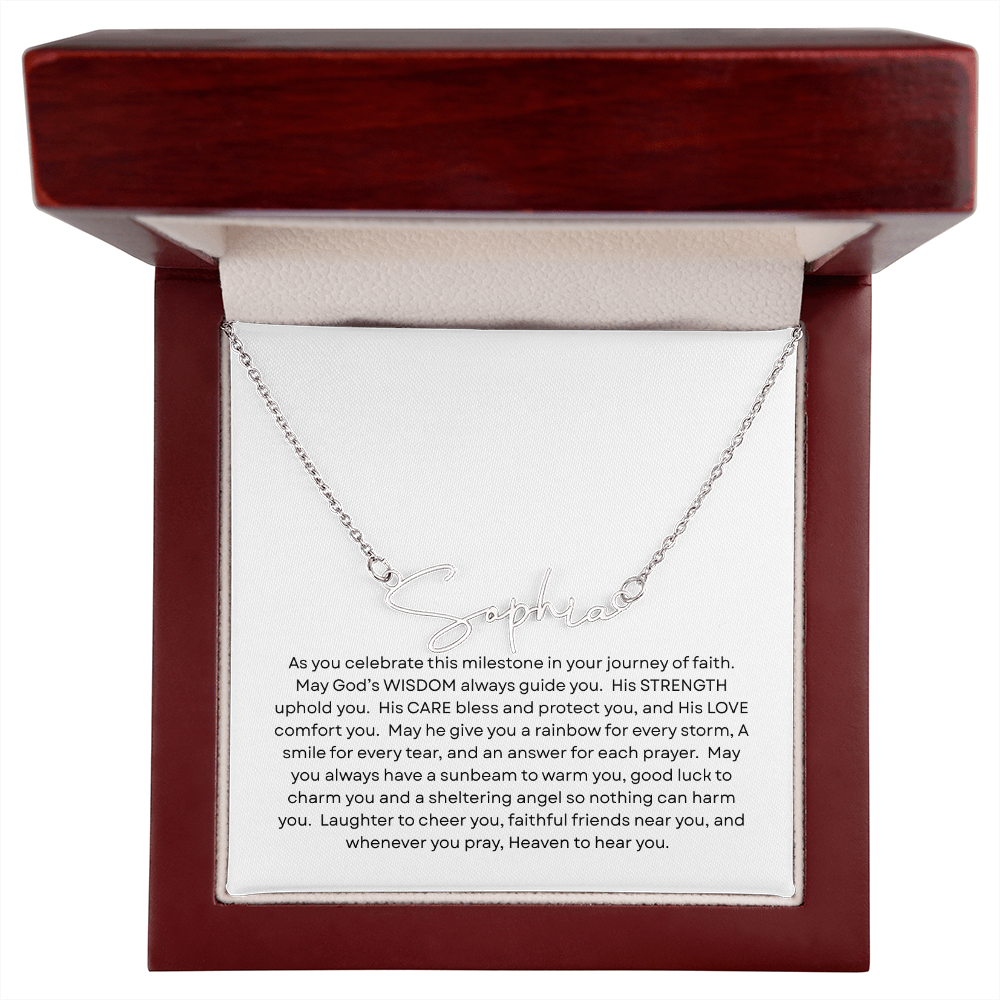 Confirmation Gift - Name Necklace