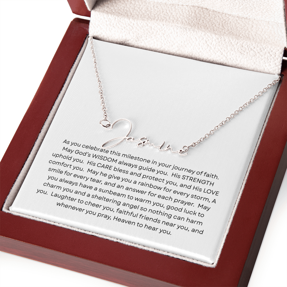 Confirmation Gift - Name Necklace