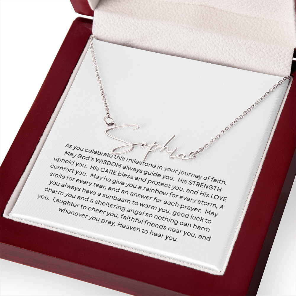 Confirmation Gift - Name Necklace