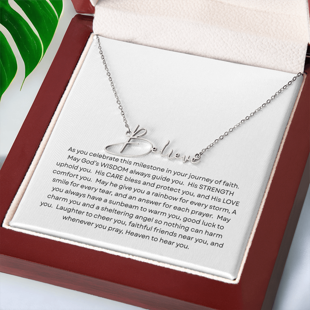 Confirmation Gift - Name Necklace