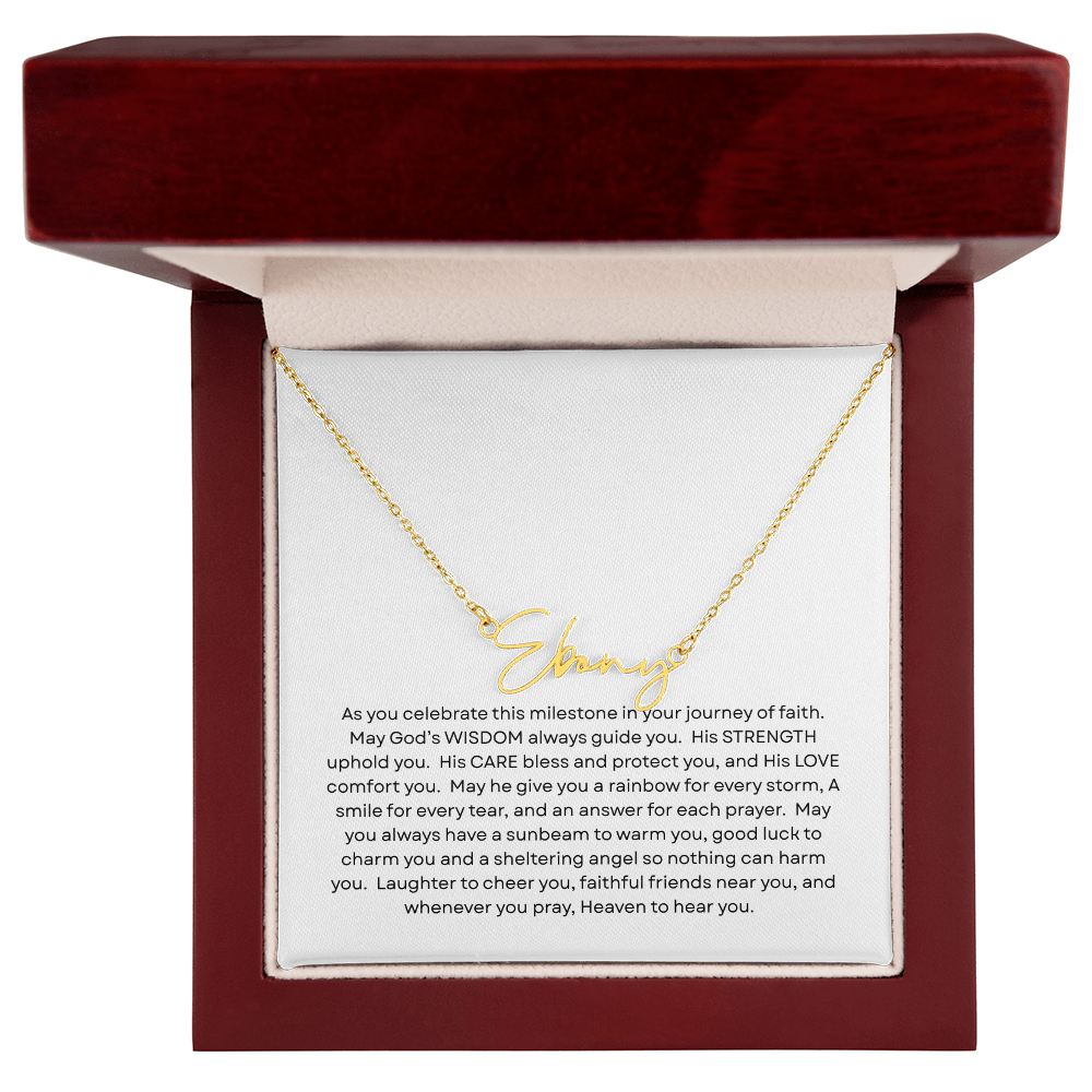 Confirmation Gift - Name Necklace