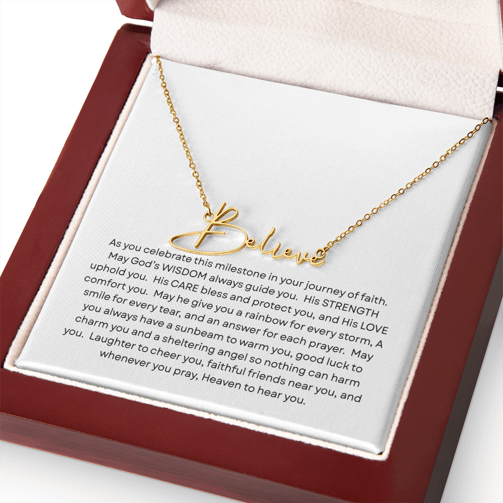 Confirmation Gift - Name Necklace