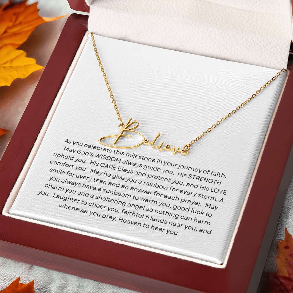 Confirmation Gift - Name Necklace