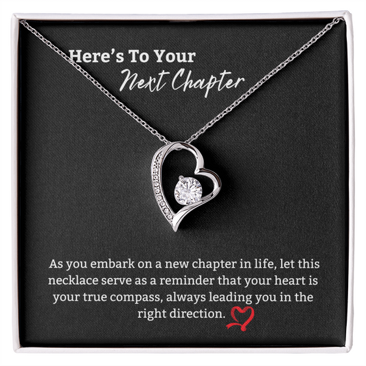 Next Chapter Heart Necklace | Wedding Jewelry | Graduation Gift