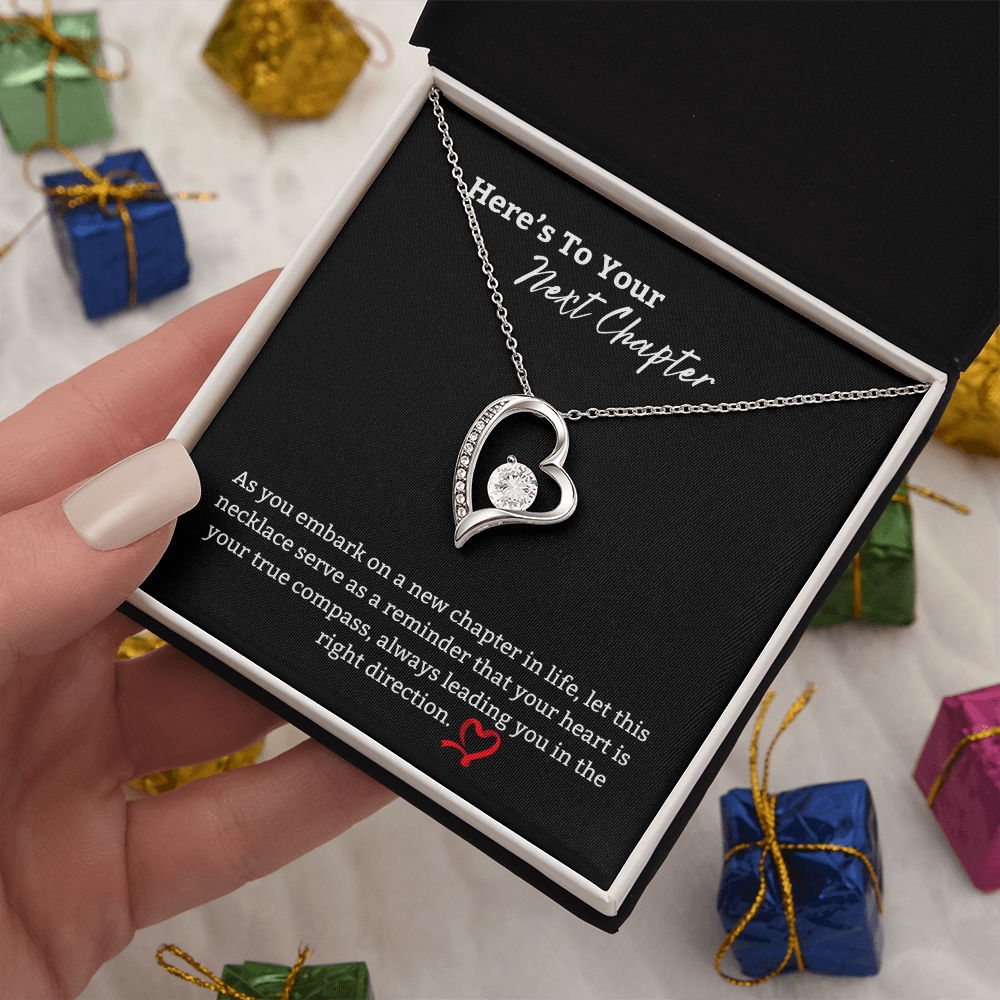 Next Chapter Heart Necklace | Wedding Jewelry | Graduation Gift