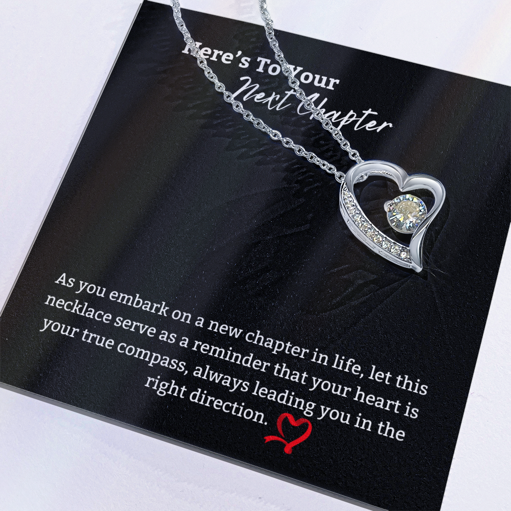 Next Chapter Heart Necklace | Wedding Jewelry | Graduation Gift