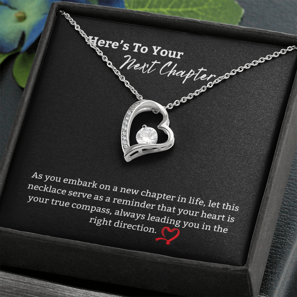 Next Chapter Heart Necklace | Wedding Jewelry | Graduation Gift