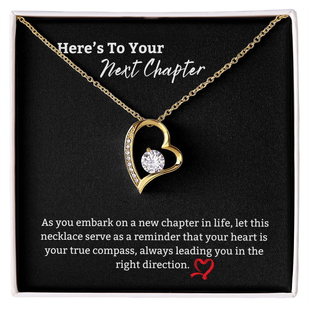 Next Chapter Heart Necklace | Wedding Jewelry | Graduation Gift