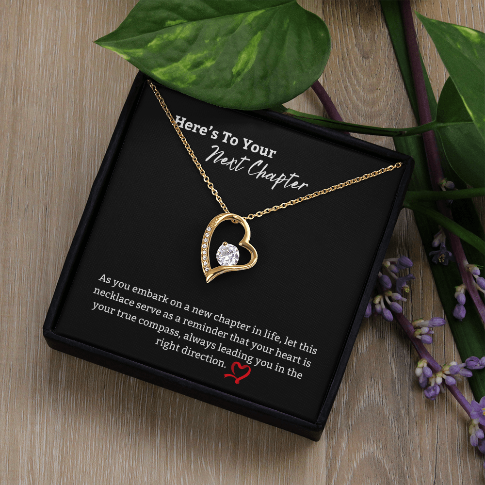 Next Chapter Heart Necklace | Wedding Jewelry | Graduation Gift